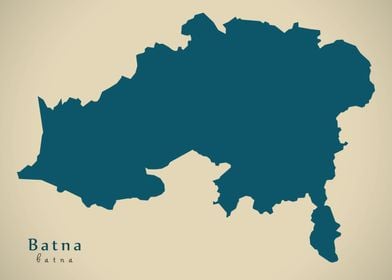 Batna province map