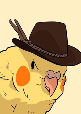 cowboy bird