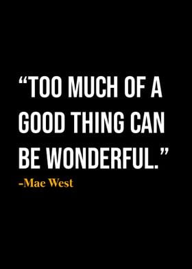 Mae West Quote 