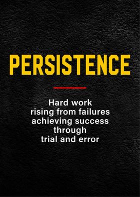 persistence motivational