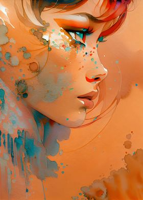 Watercolor Woman