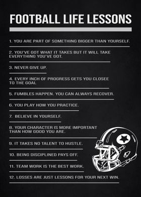 football life lessons