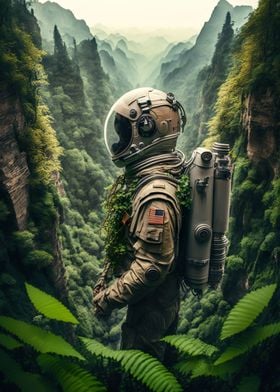 Astronaut In The Jungle
