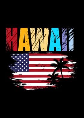 Maui American Flag