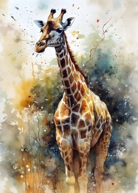 Singgle giraffe