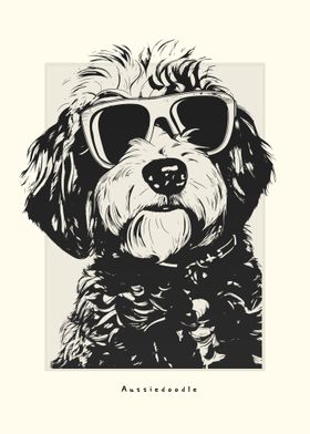 Aussiedoodle Illustration