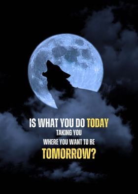 Wolf Motivational Quote