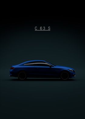 C63 S AMG Coupe 2019 Blue