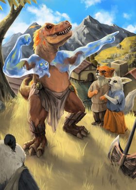 Barbarian T Rex