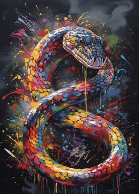 Snake painting