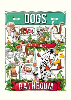 Dogs in the Bathroom