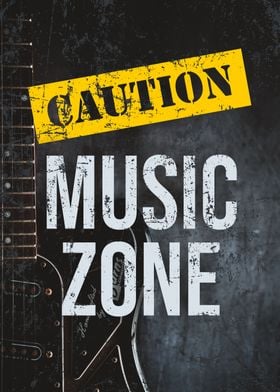 caution music zone