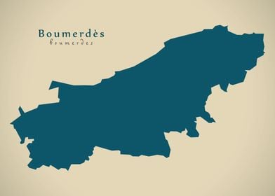 Boumerdes province map