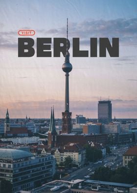 Berlin City Poster