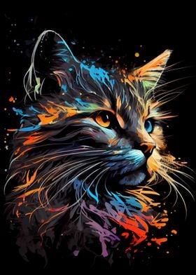 Abstract Cat