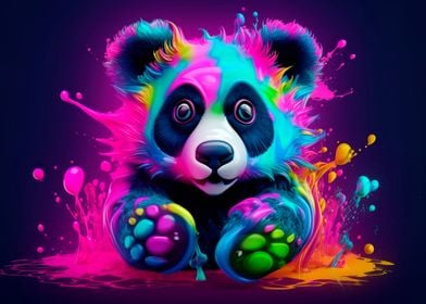 Cartoon panda