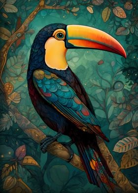 Toucan Bird Forest 