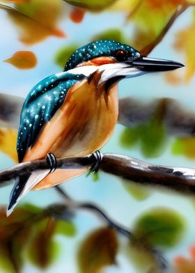 A beautiful kingfisher