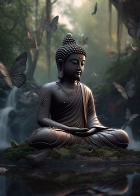 Buddha Butterfly Zen