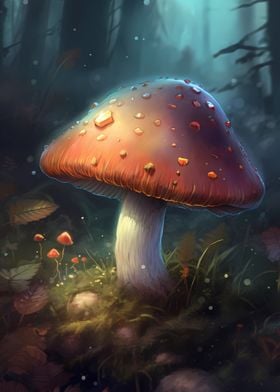 Mushrooms Illustration