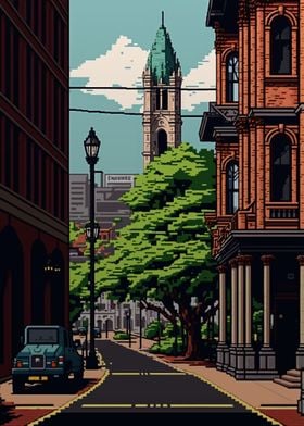 Albany Pixel art