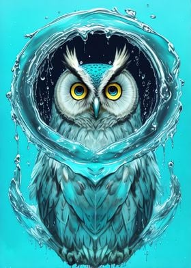 Owl Sea Turquoise