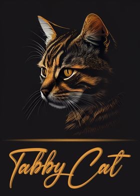 Tabby Cat Portrait