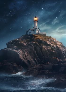 Lighthouse Sea