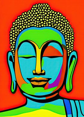 Pop Art Buddha 11
