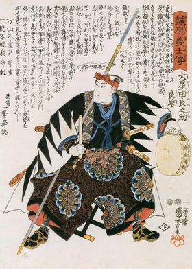 Ukiyo e Oboshi Yuranosuke