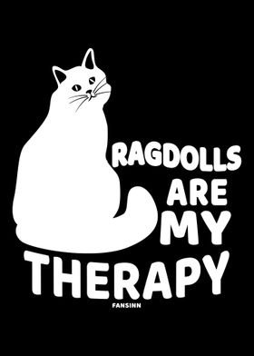 Ragdoll cat motif