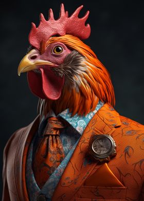 Fashion Style Rooster