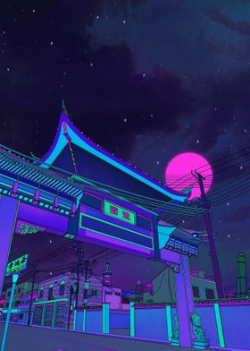 Vaporwave Shanghai