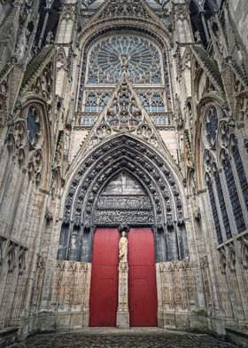 Notre Dame de Rouen door