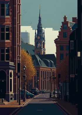 The Hague Pixel art