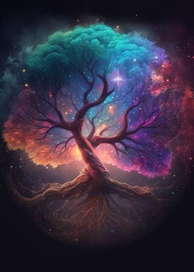 A galaxy tree 