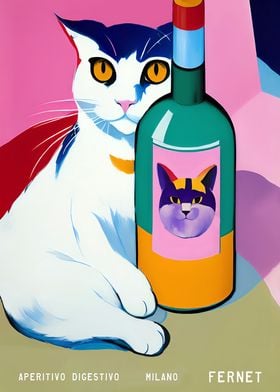 Italian Wine Cat