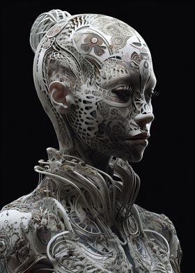 Cyborg Porcelain Female