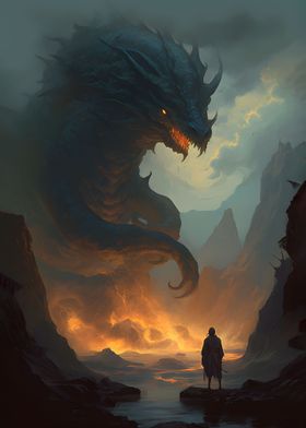Big Dragon before human