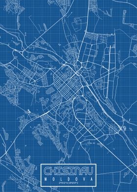 Chisinau Map Blueprint