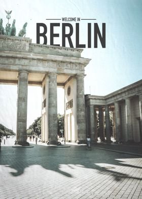 Berlin City Poster