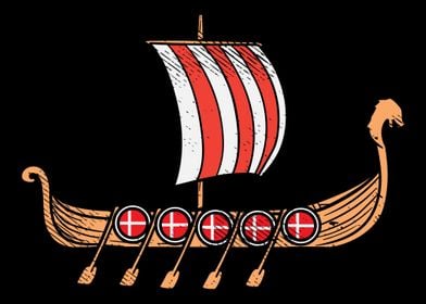 Viking Ship Viking Flag