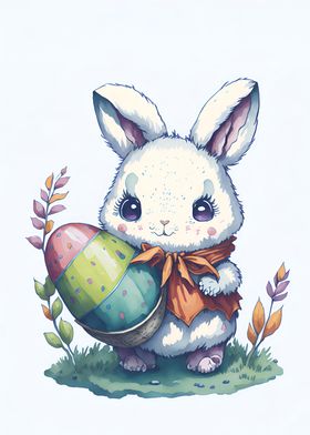 easter rabbit cute