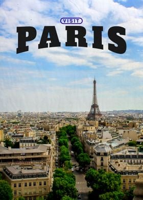 Paris City Poster