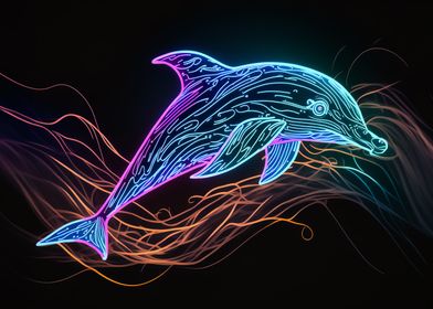 dolphin neon