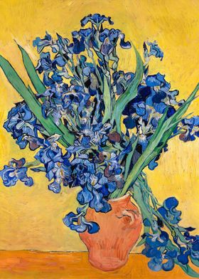 Irises in a Vase 1890