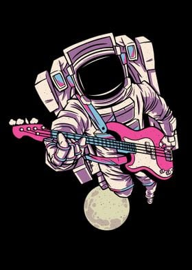 Spaceman with E Guitar