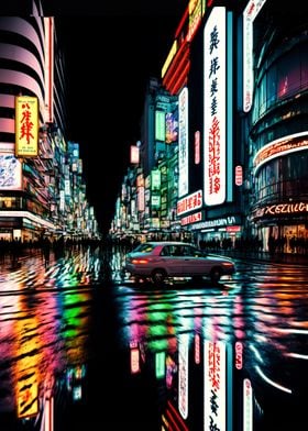 Tokyo japan neon