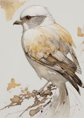 Handmade Bird Illustration