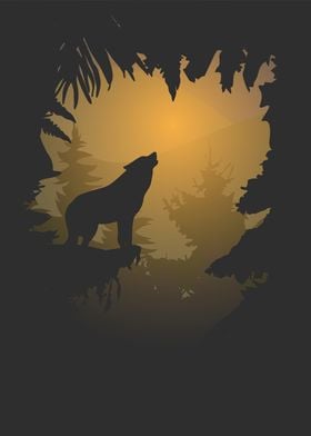 wolf silhouette 5